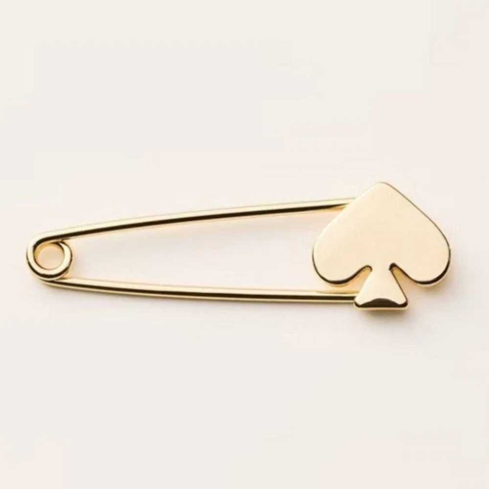 Spade Safety Pin Brooch - kate spade new york x Target Gold - NWT